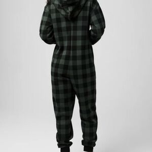 Cozy fleece hooded onesie - fabletics NWT